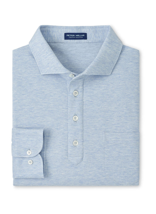 Peter Millar Men's Landon Long-Sleeve Polo