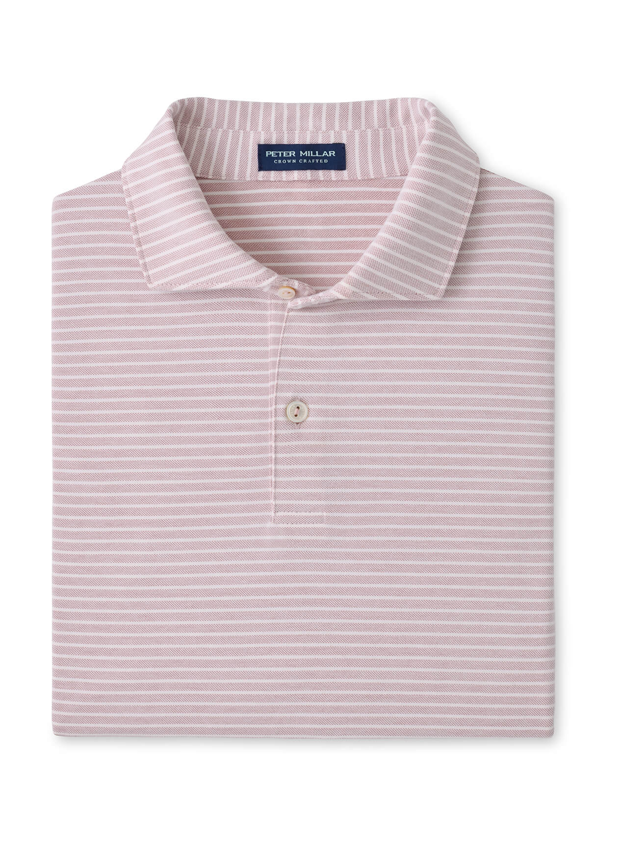 Peter Millar Men's Albatross Stripe Cotton-Blend Pique Polo