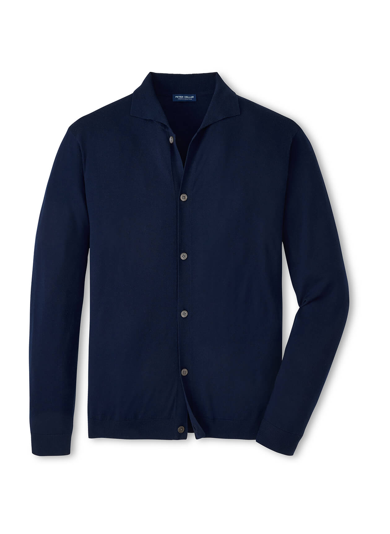 Peter Millar Men's Southport Full-Button Sweater