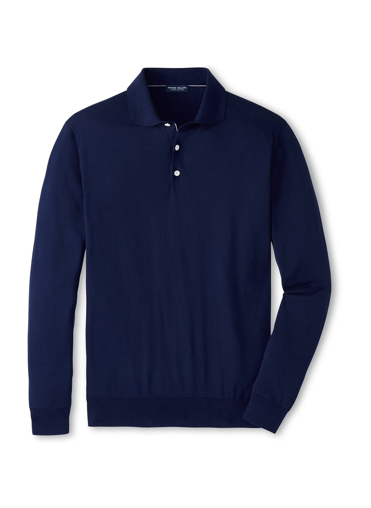 Peter Millar Men's Mariner Sea Island Cotton Sweater Polo