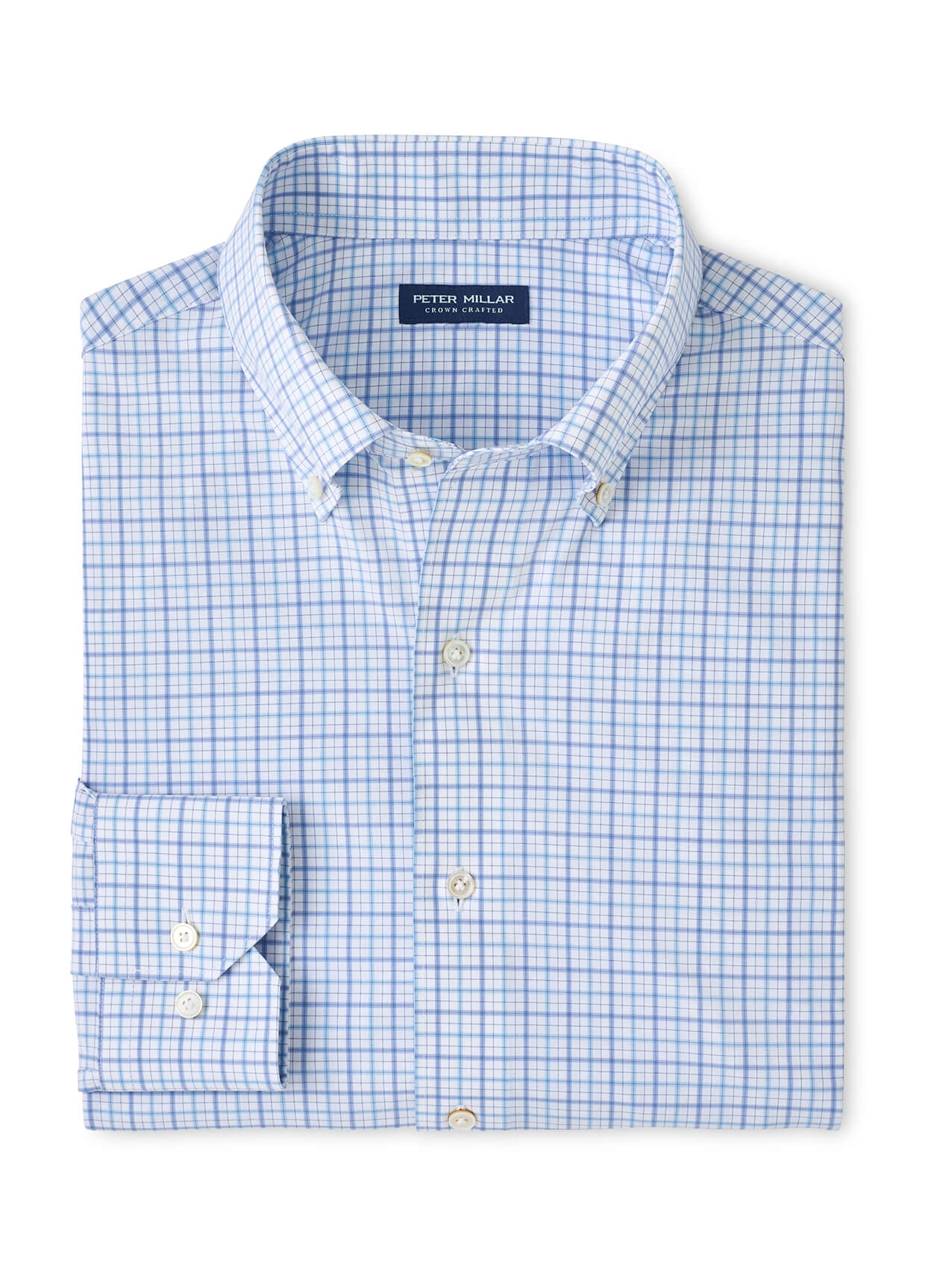 Peter Millar Men's Canal Performance Poplin Sport Shirt