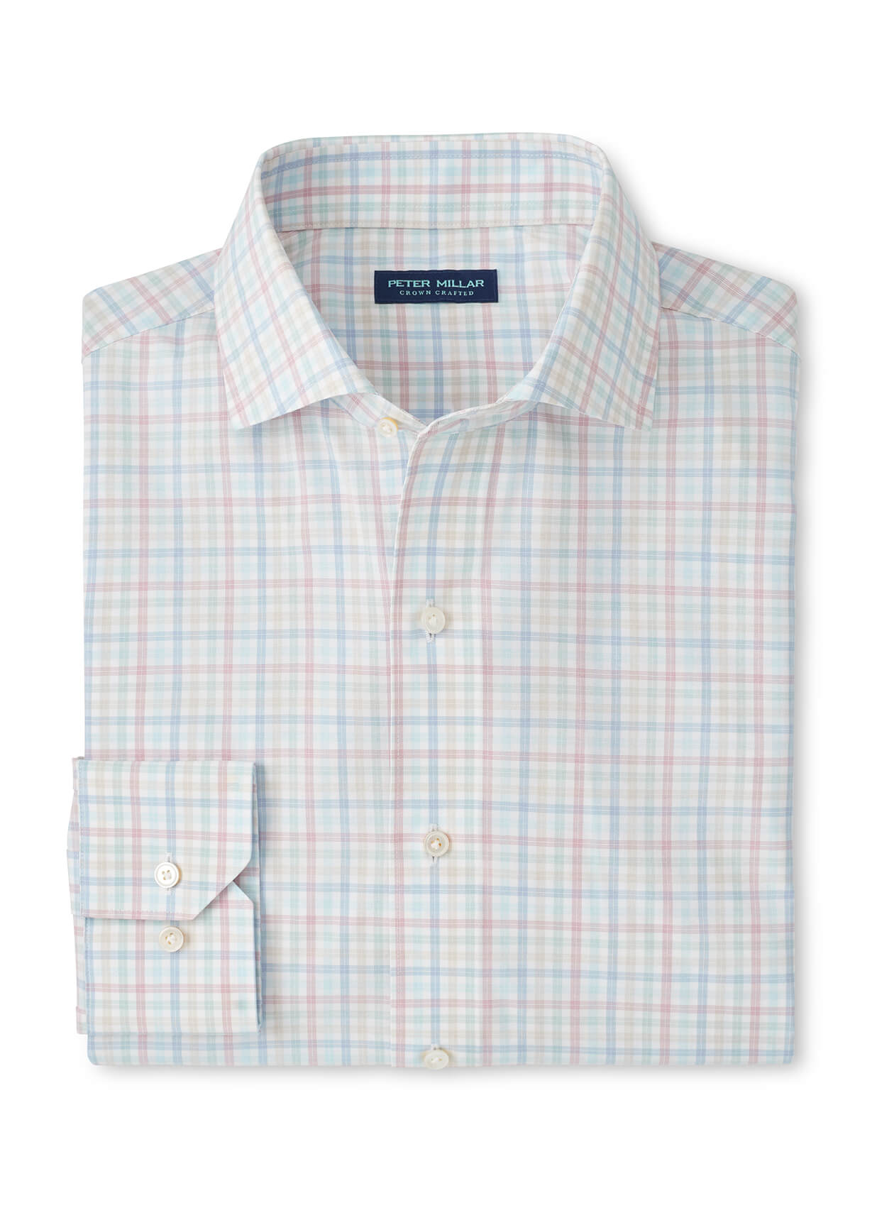 Peter Millar Men's Basin Performance Poplin Sport Shirt