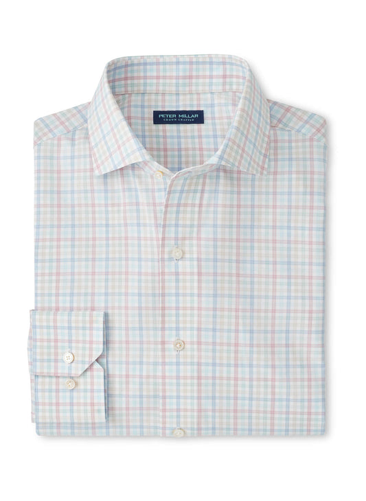 Peter Millar Men's Basin Performance Poplin Sport Shirt