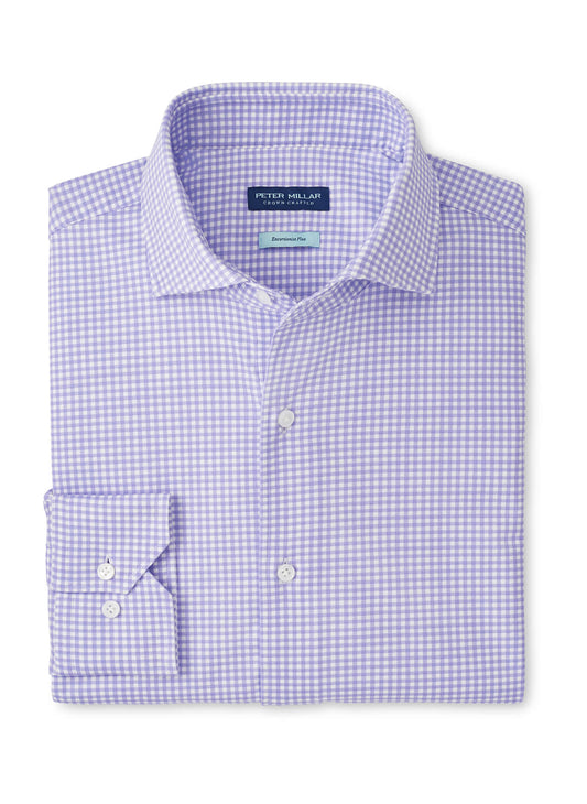 Peter Millar Men's Excursionist Flex Gingham Sport Shirt