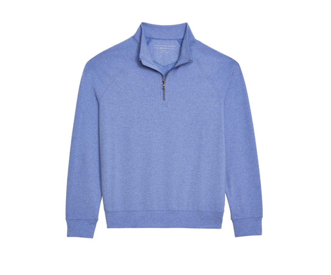 The Westland Boys Quarter-Zip: Heathered Andover