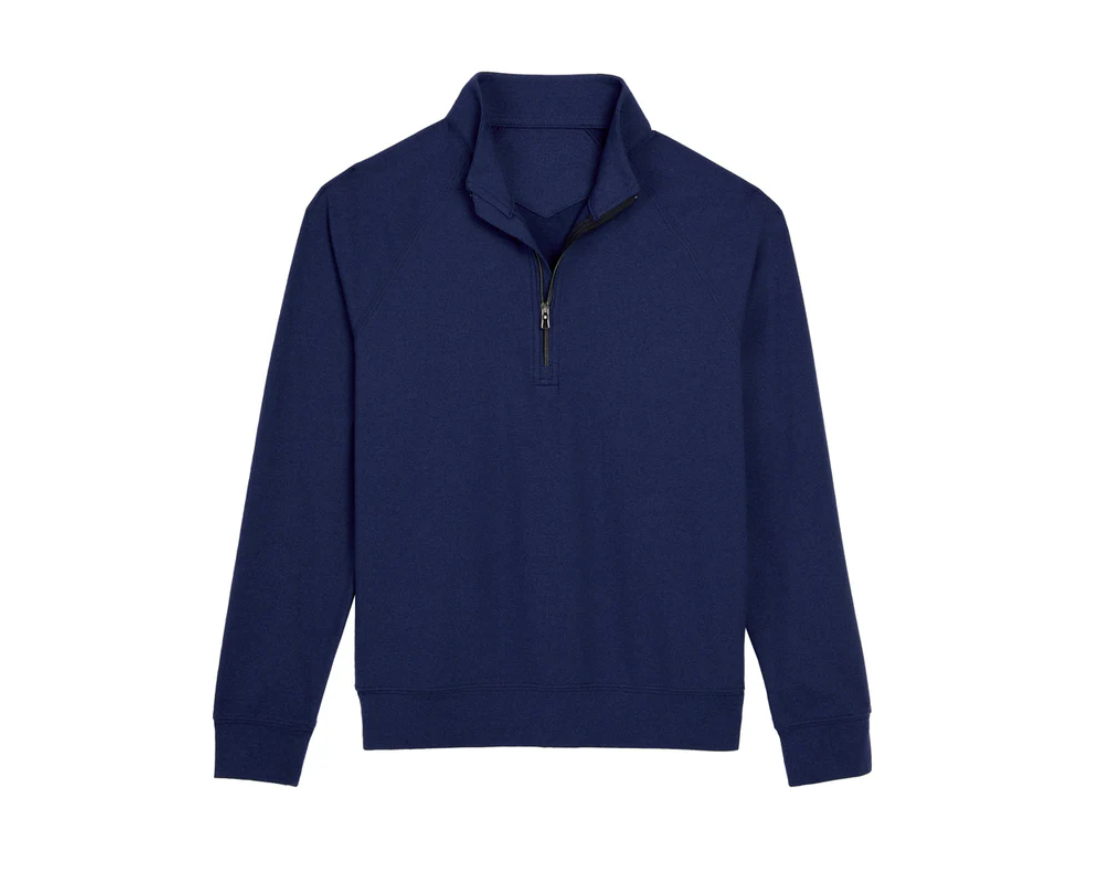 The Westland Boys Quarter-Zip: Heathered Andover