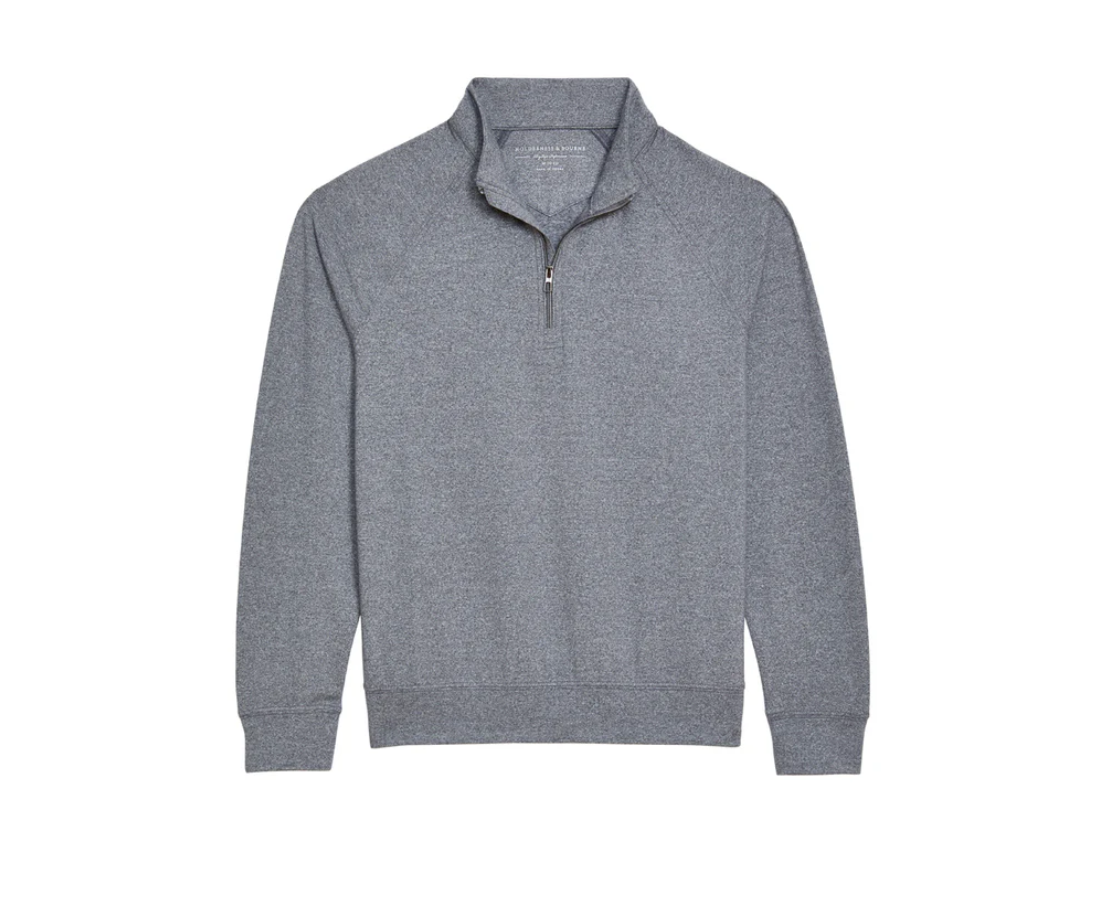 The Westland Boys Quarter-Zip: Heathered Andover