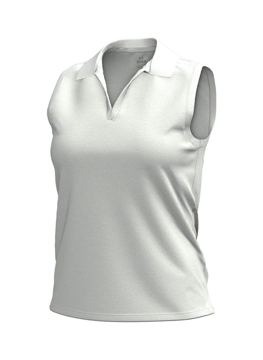 Under Armour Women's Aura Heather Sleeveless Polo
