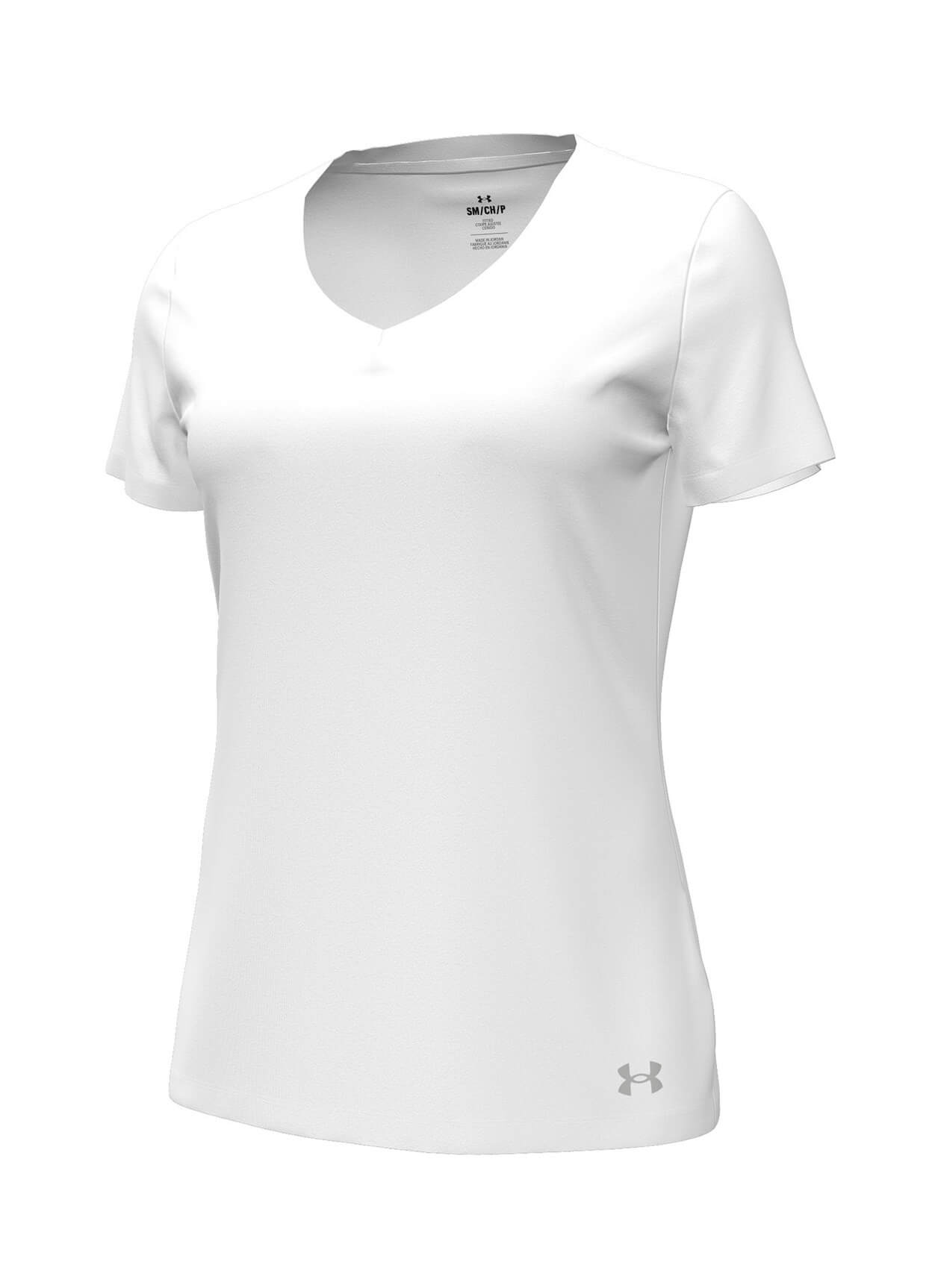 Under Armour Women's Performance Cotton V-Neck T-Shirt