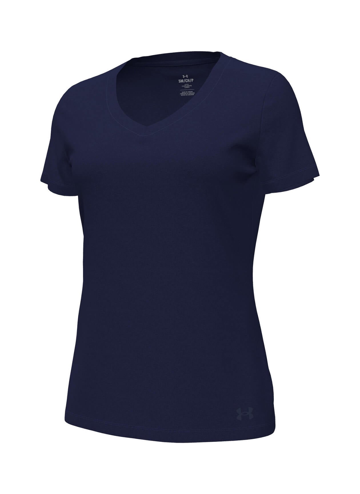 Under Armour Women's Performance Cotton V-Neck T-Shirt