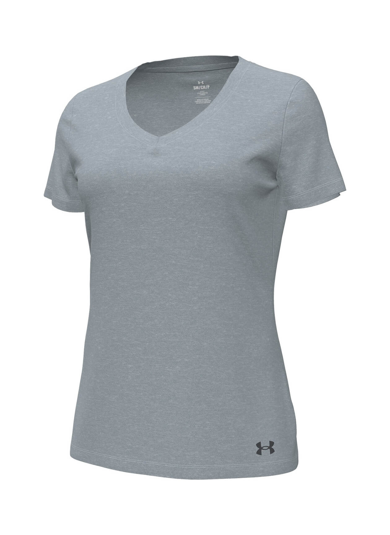 Under Armour Women's Performance Cotton V-Neck T-Shirt