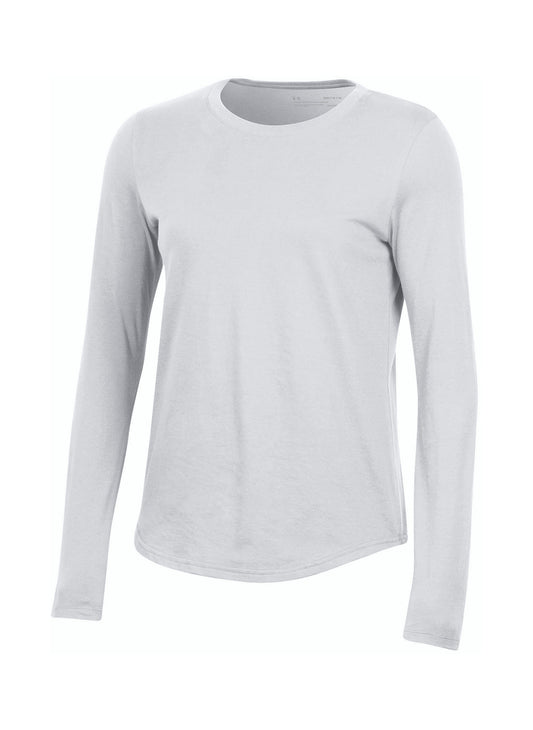 Under Armour Women's Performance Cotton Long-Sleeve T-Shirt