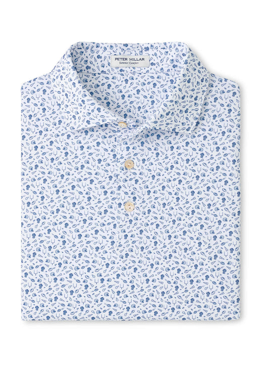 Peter Millar Men's Kickoff Performance Jersey Polo