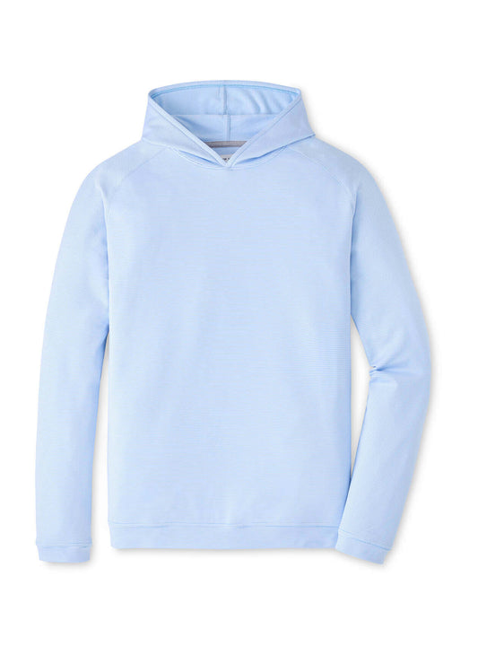 Peter Millar Men's Collegiate Pine Sugar Stripe Hoodie