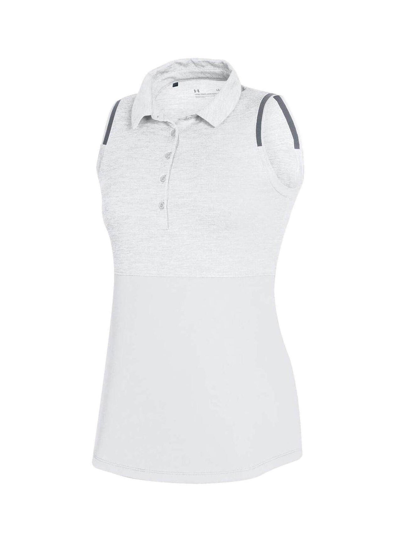 Under Armour Women's Zinger Heather Block Sleeveless Polo